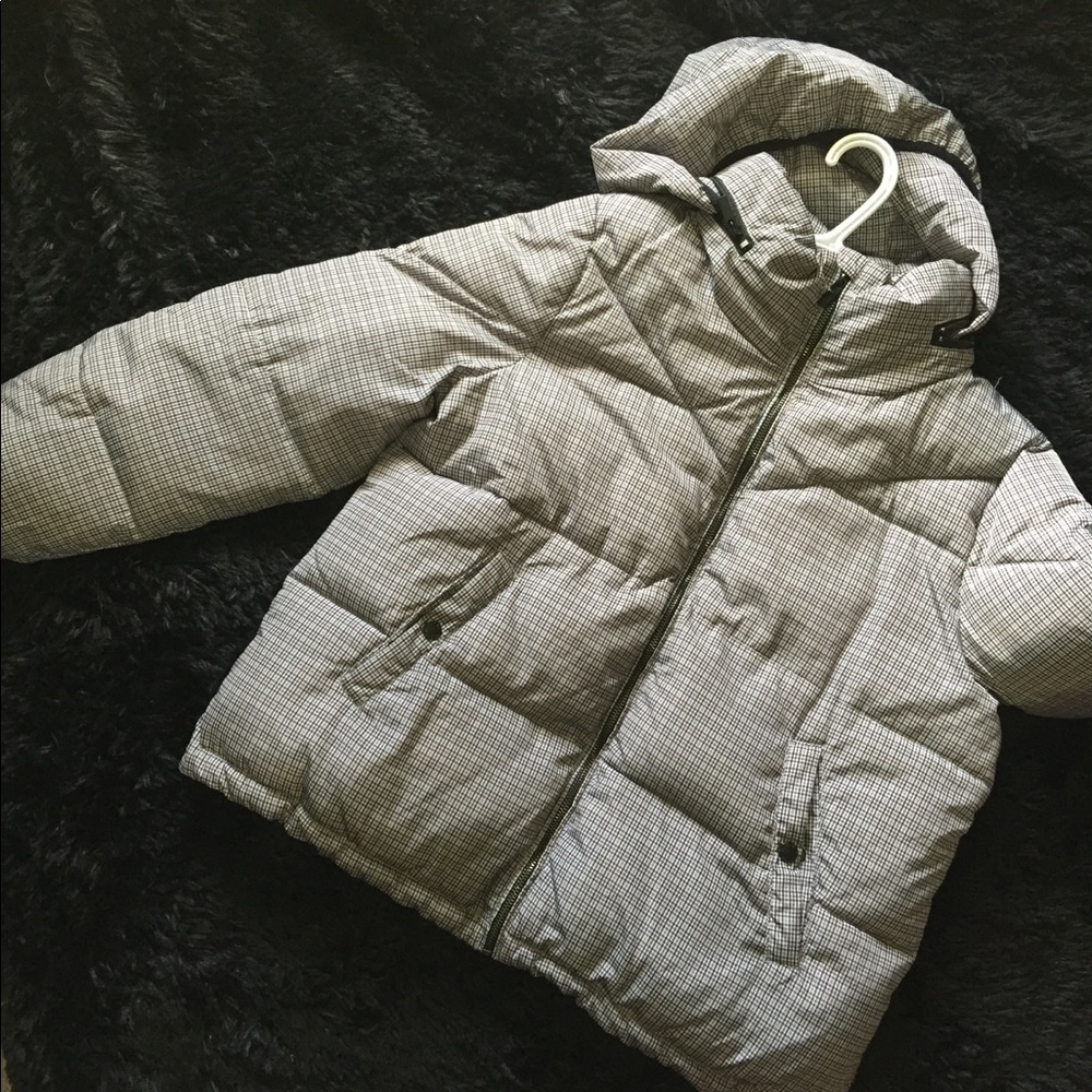 Plaid Steve Madden Puffer